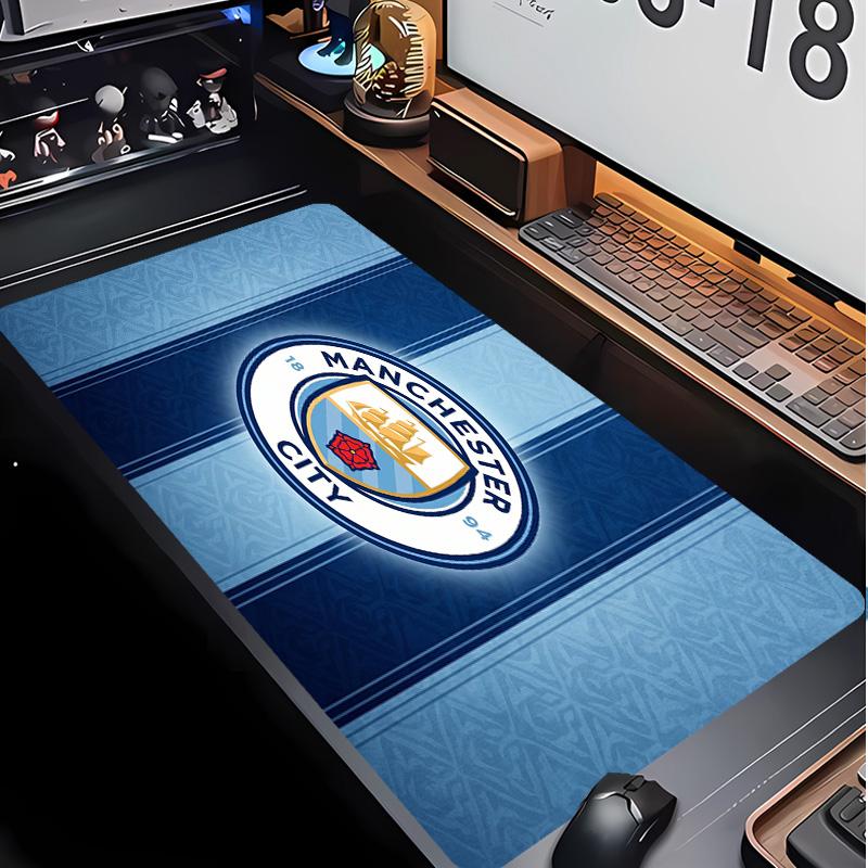 Tappetino per Mouse con Motivo Calcio Manchester City Non?Tappetino Mouse da Gioco Antiscivolo con Base in Gomma per Scrivania Ufficio Casa
