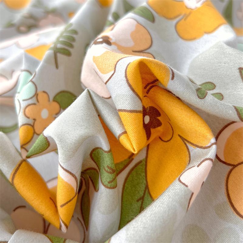 100% Cotton Quilt Cover Adults Kids Duvet Cover Printed Comforter Cover Home Bed Linen Funda Nordica Bed Cover (No Pillowcase)