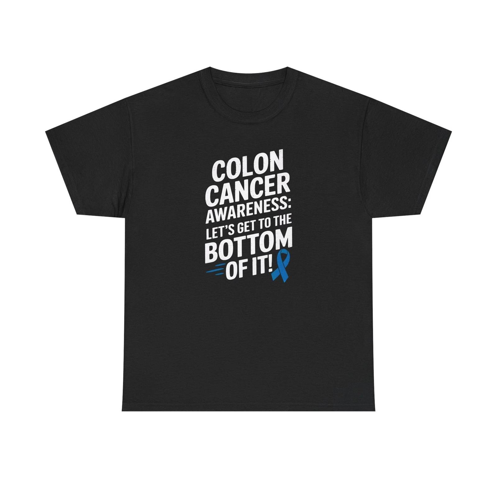 Colon Cancer Awareness T-Shirt Cancer Survivor Gift, Cancer Support Shirt 2XL