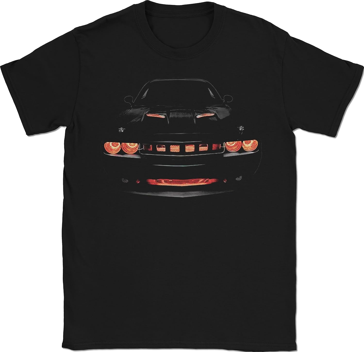 American Muscle Car Challenger Racing T-Shirt Retro Automobile S