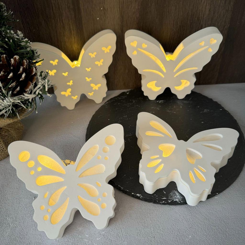 Flexible Silicone Mould For 3D Butterfly Night Light Adds Elegant Charm To Any Room Setting Fashion Decoration