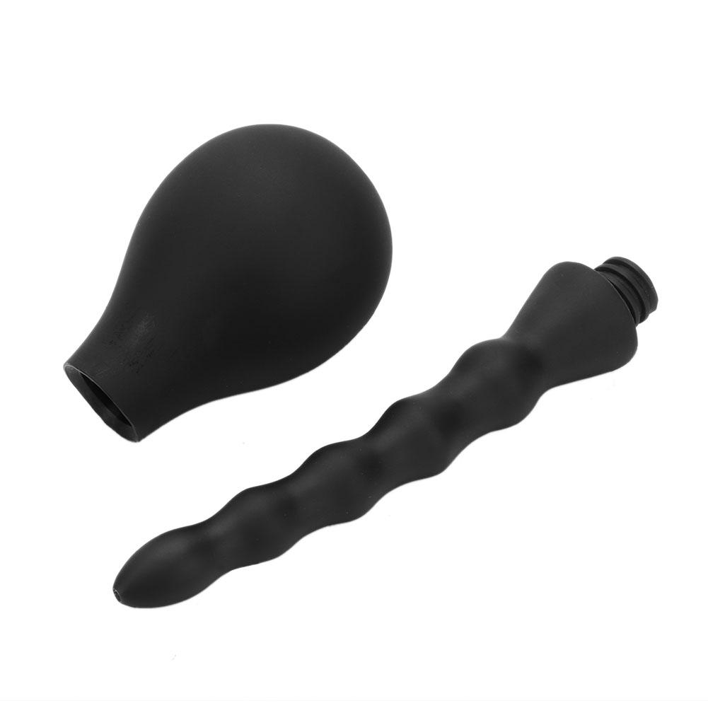 Silicone Anal Cleaner Flush Anal Ball Vaginal Anal Douche Cleaning Bulb Enema (A10)