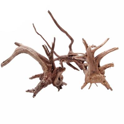 Tree Trunk Micro Landscape Reptile Cylinder Fish Tank Ornament Cuckoo Roots Aquarium Decoration Natural Driftwood Dead-wood
