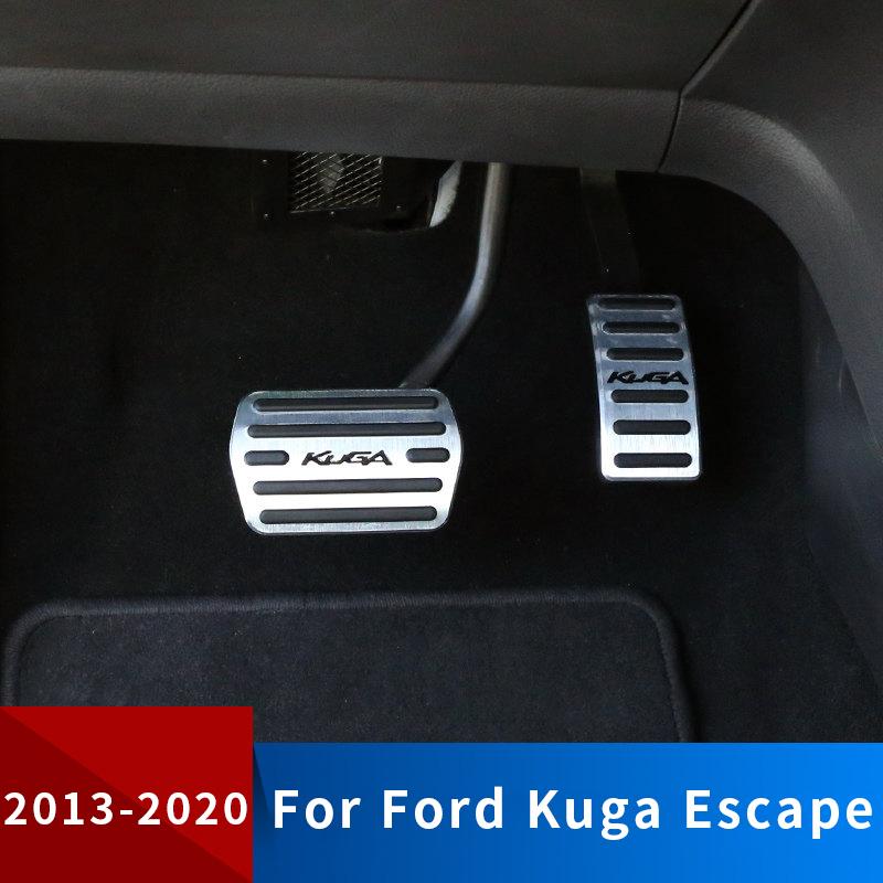 Auto Fuß Pedal Kraftstoff Beschleuniger Bremspedal Abdeckung Für Ford Kuga 2 MK2 Escape 2013 2014 2015 2016 2017 2018 zubehör