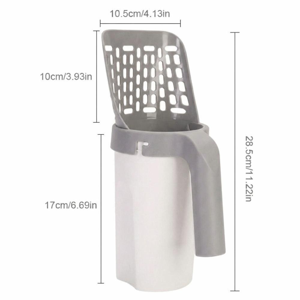 All-in-One Cat Litter Scoop Durable Cat Litter Shovel Pet Supplies Cat Poop Scooper Cat Litter Box