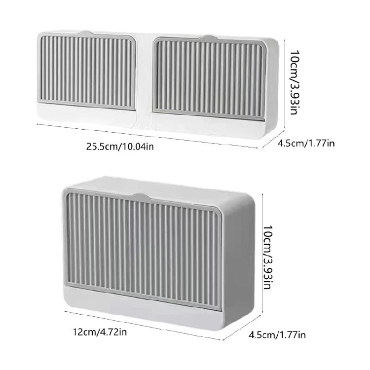 Adhesive Soap Box Holder for Kitchen And Shower Easy Cleaning For Bathroom and Kitchen Accessories
