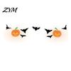 Scary Costume Accessories Halloween Face Temporary Tattoos, Realistic Waterproof Water Transfer Stickers, Skin-friendly Unique Decorations Breathable