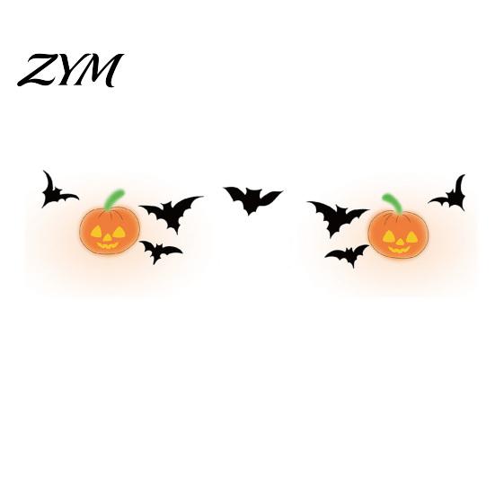 Scary Costume Accessories Halloween Face Temporary Tattoos, Realistic Waterproof Water Transfer Stickers, Skin-friendly Unique Decorations Breathable