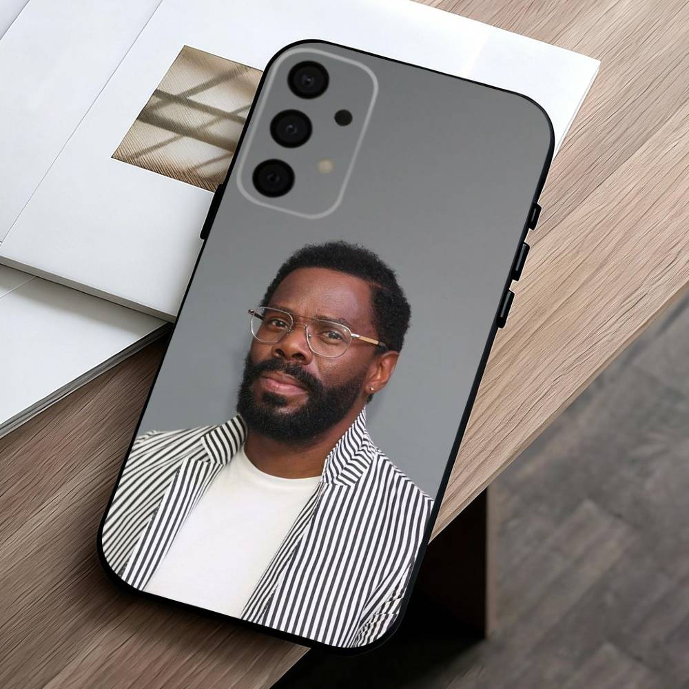 1PC Actor C-Colman D-Domingo Phone Case For Samsung Galaxy A73,A72,A71,A70,A53,A52,A51,Soft Silicone Black Cover