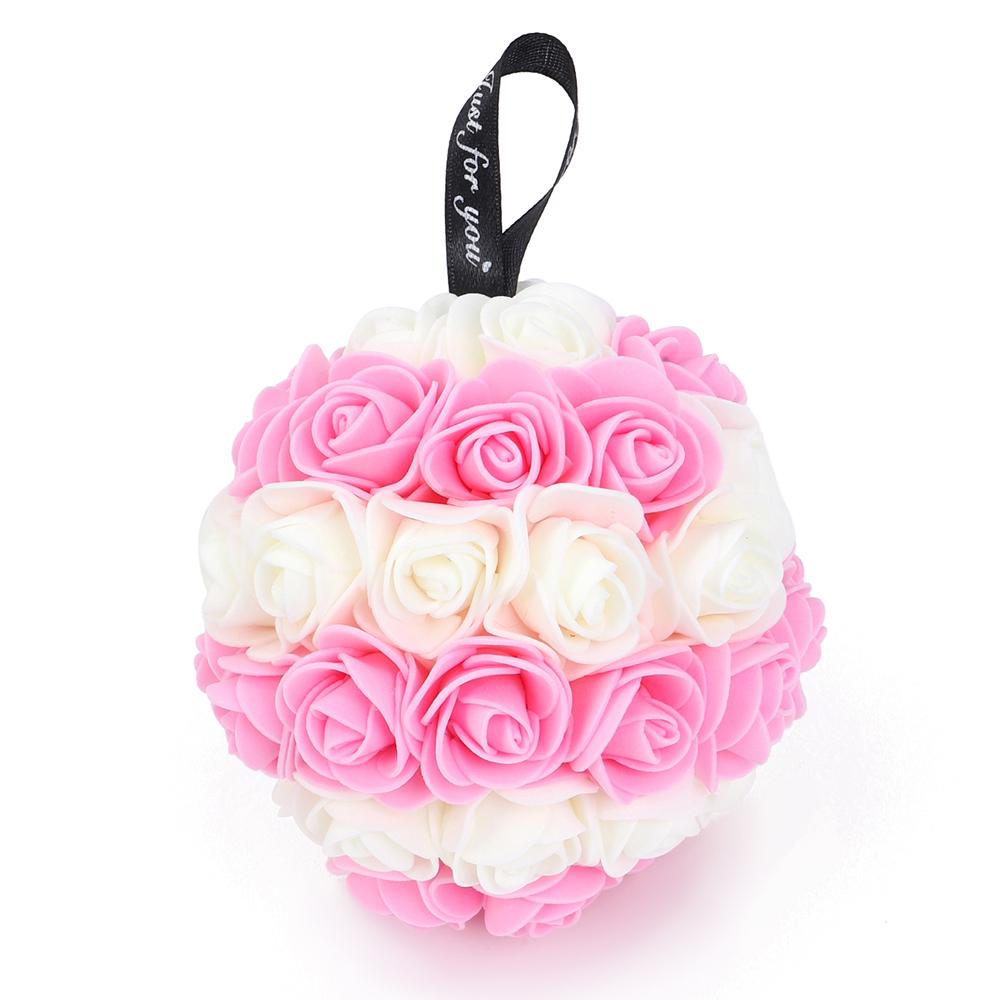 

Artificial and dried flower rose ball, 11cm diameter fake rose ball, colorful design, wedding decoration, artificial decorative