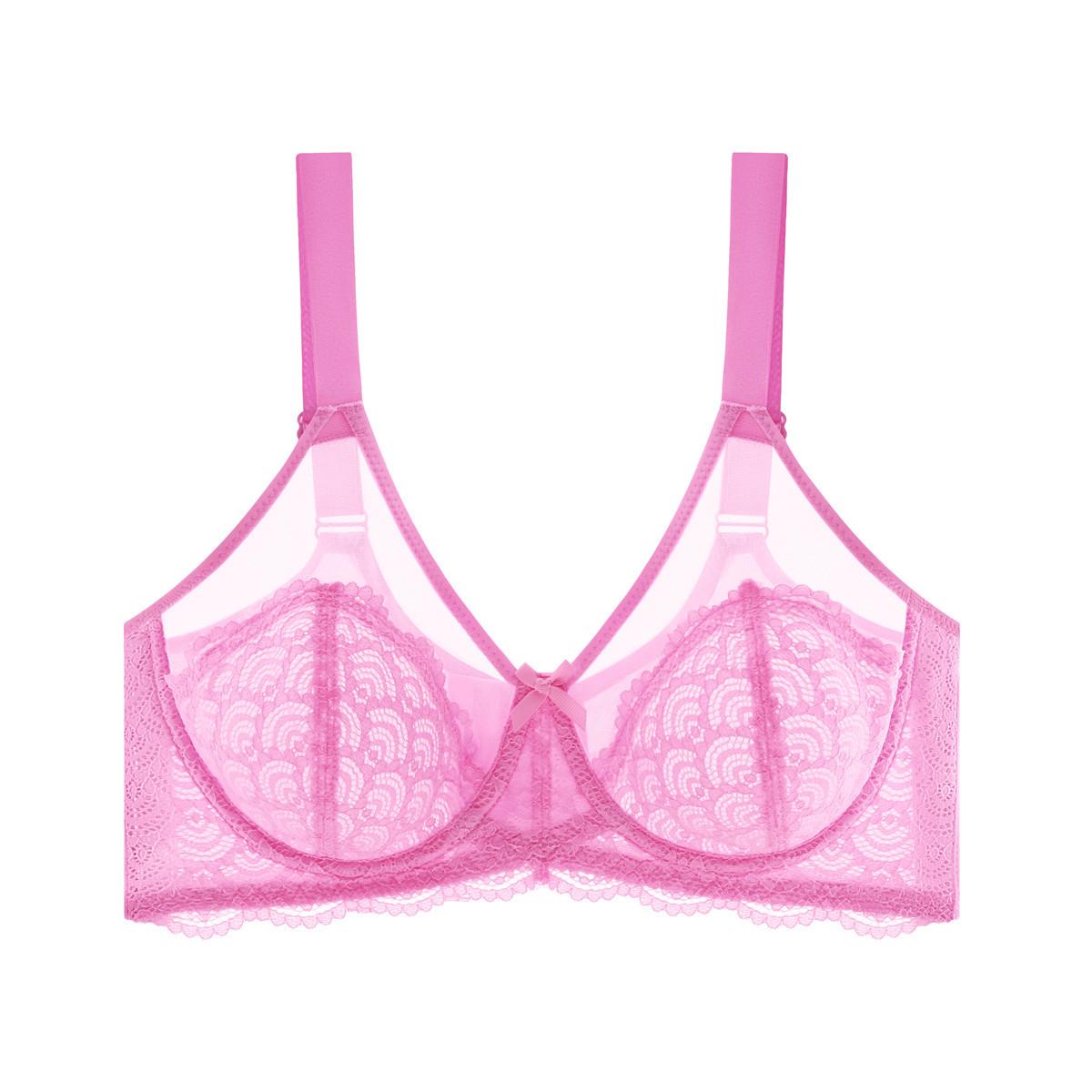 

Женские бюстгальтеры больших размеров, регулируемые бюстгальтеры для большой груди, тонкие бюстгальтеры на косточках с эффектом памяти, сексуальное кружевное нижнее белье 36/80C