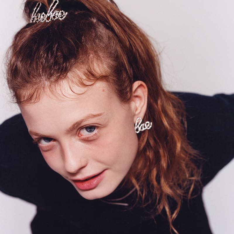 

BAEBAE CZ Baebae Hair Slide (black) right - right