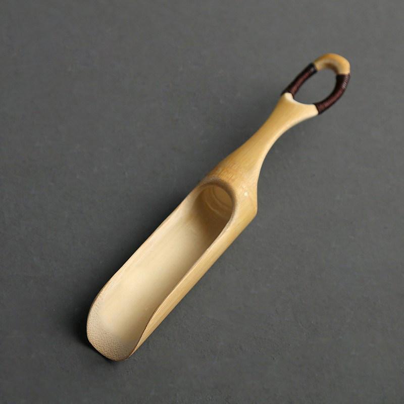 BEPAN Natural Bamboo Tea Spoon Handmade Tea Ceremony Accessories Creative Spoon Kung Fu Tea Set Household Supplies Household Goods
