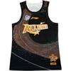 LiNing CBA Series Professional Basketball Letter Print Round Neck Sports Casual Basketball Vest Men Vests Black AAYU191-2