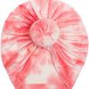 Autumn New Baby Golden Velvet Donut Hat, Children's Creative Tie-dye Pullover Hat, Baby Hat