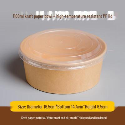 CIBO Disposable Paper Bowls with Lids