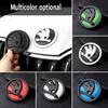 AHUQ1 Car Sticker 2025 New 80/90/100mm Car Front Rear Emblem Decoration Sticker Accessories For Skoda Yeti Octavia 2 3 a5 Fabia Kodiaq
