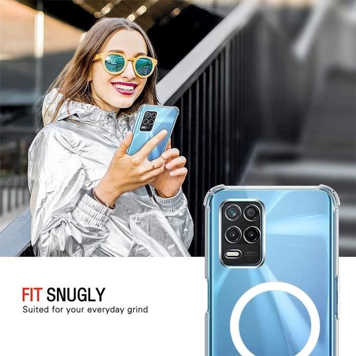 Protective Case - Realme - 8 - Shockproof - Soft Silicone - Transparent