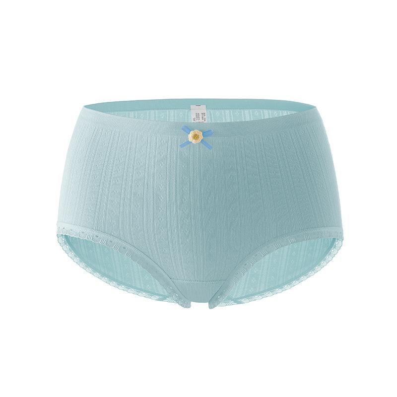 Naked Seamless Panties Women'S Mid-Waist Peach Buttocks Are Sweet And Breathable, Soft And Waxy, Skin-Friendly Buttocks, Cotton Crotch Women'S Briefs