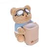 Cute Bear Car Tissue Boxes and Bin 2 in 1, Creative Storage Rack, Armrest Storage Cute Car Accessories Tissue Holder