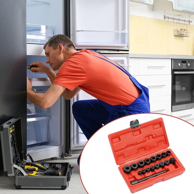 17pc Carbon Steel Clutch Alignment System Tool Set 0.1mm Error Control For 99% Car Models Includes Portable Storage Case