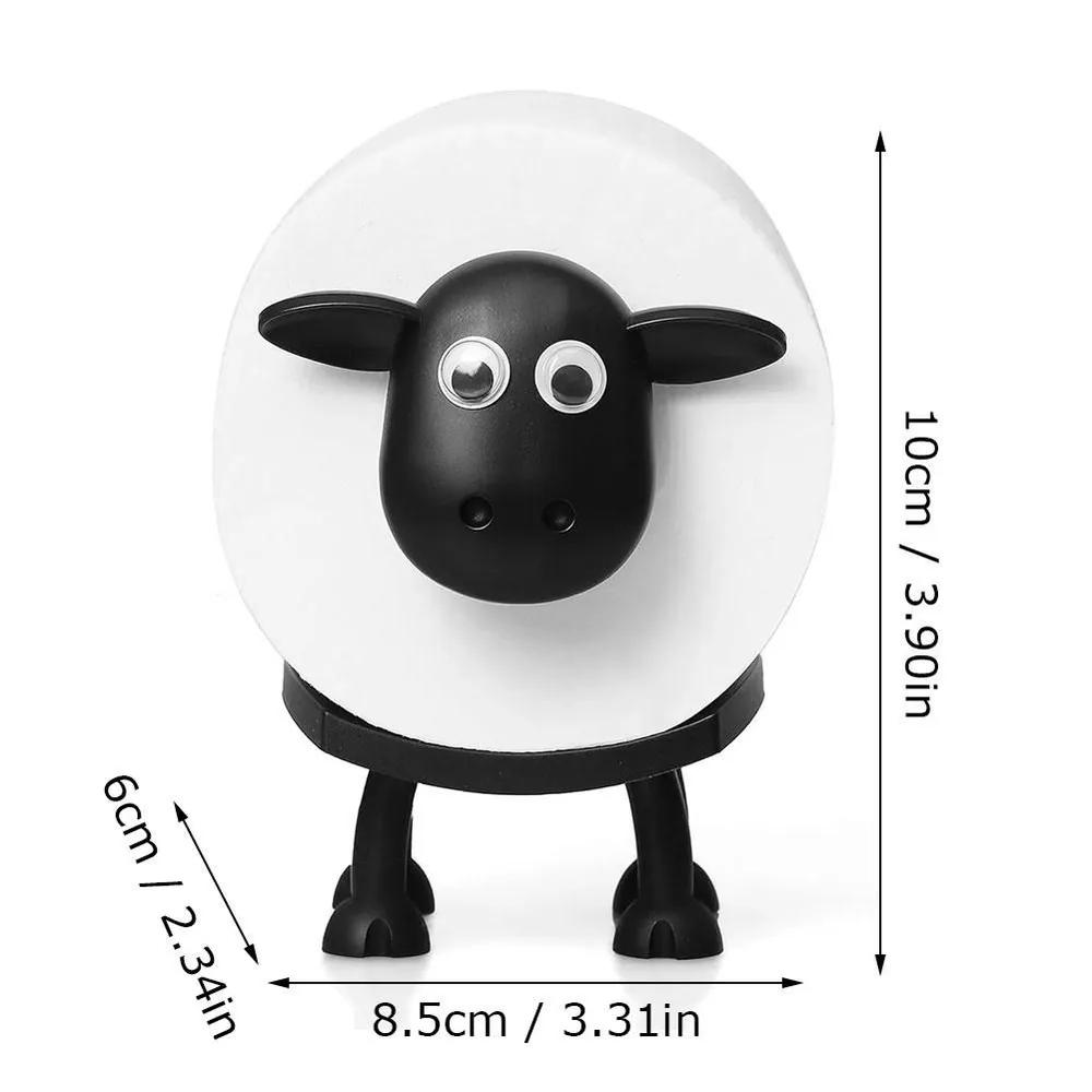 Simpatico Portarotolo a Forma di Pecora, Portarotolo Umoristico per la Decorazione del Bagno