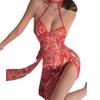 Sex Underwear Sexy Classical Embroidery Pure Desire Cheongsam Cosplay Transparent Seduction Uniform Set