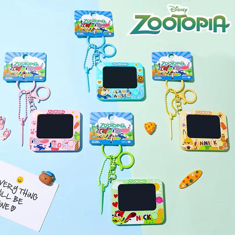 Zootopia 2 Cute Judy Hopps Rabbit Nick Wilde Fox Sloth Figures Toy Doodle Drawing Board Pendant Removable Puzzle Kids Toy
