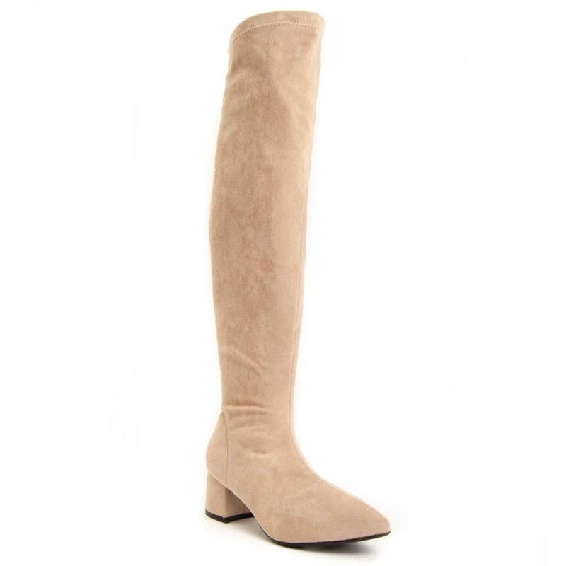 Bota Alta De Tacón Para Mujer.  Montevita  Botavitta  94635