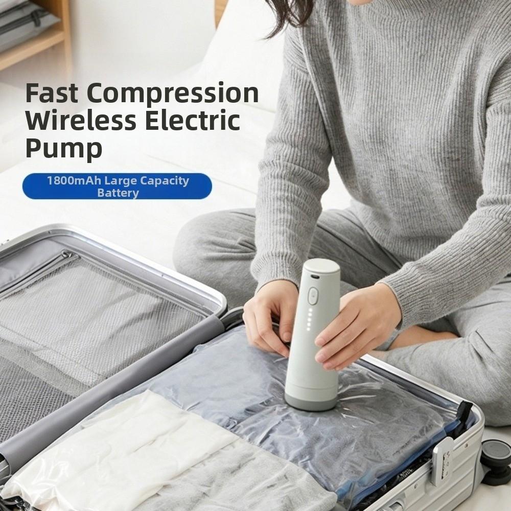 Rechargeable Vacuum Bag Pump Low Noise Vacuum Sealing Pump Electric Vacuum Pump Luggage Carry-on