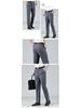 Men's Summer Lightweight High-Waisted Business Trousers for Middle-Aged & Elderly – Loose, Casual, Non-Iron, Formal Pants