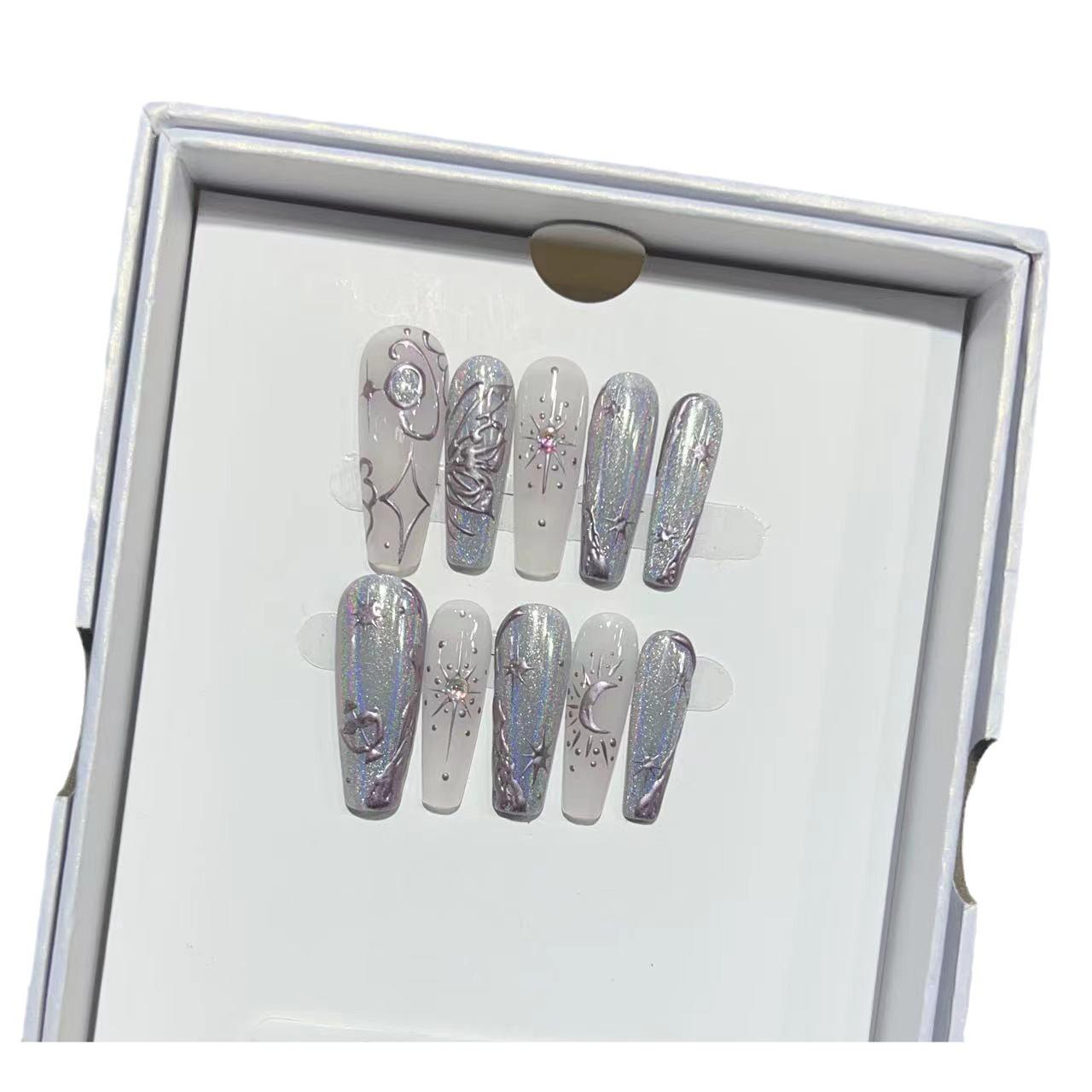 

Чистые Наручные Доспехи с Магическим Зеркалом Высокого Уровня, Бабочка Четырех Лучей, Ноготь Звезды, Стрела Купидона, Съемные Доспехи Large L