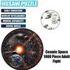 1000 Teile Rundes Puzzle Universum Sonnensystem Planet mit Sonne Erde Kinder Erwachsene Spielzeug