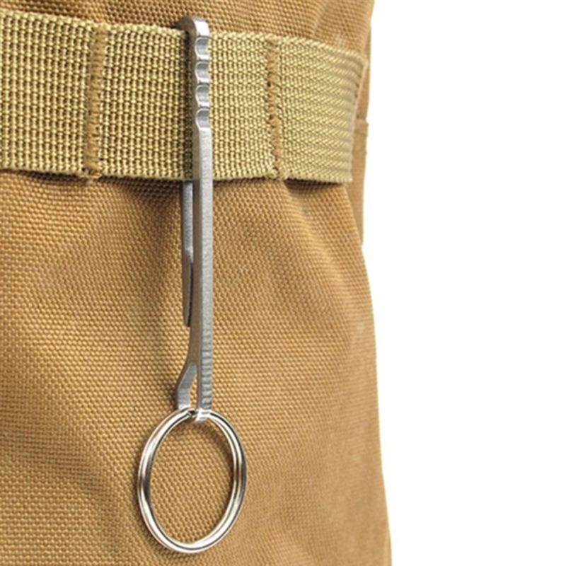2pcs Multifunction Keychain Pocket Clip KeyRing Holder Buckle Key Rings Belt Clip