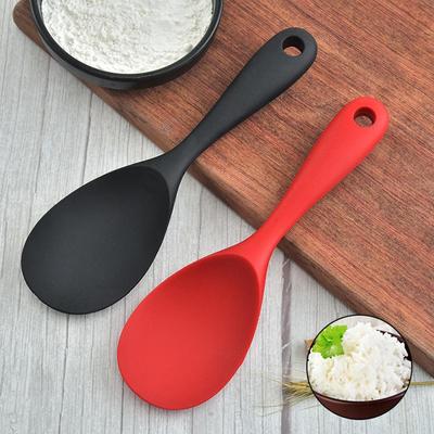 Heimgebrauch, großer Silikon-Löffel mit langem Griff, hochwertige Rührkelle, Kochen, Küche, Suppenlöffel, Geschirr, Küchenzubehör