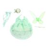 Girls' 2025 Summer Lolita Princess Dress with Stylish Wings - Green Grape Birthday Skirt