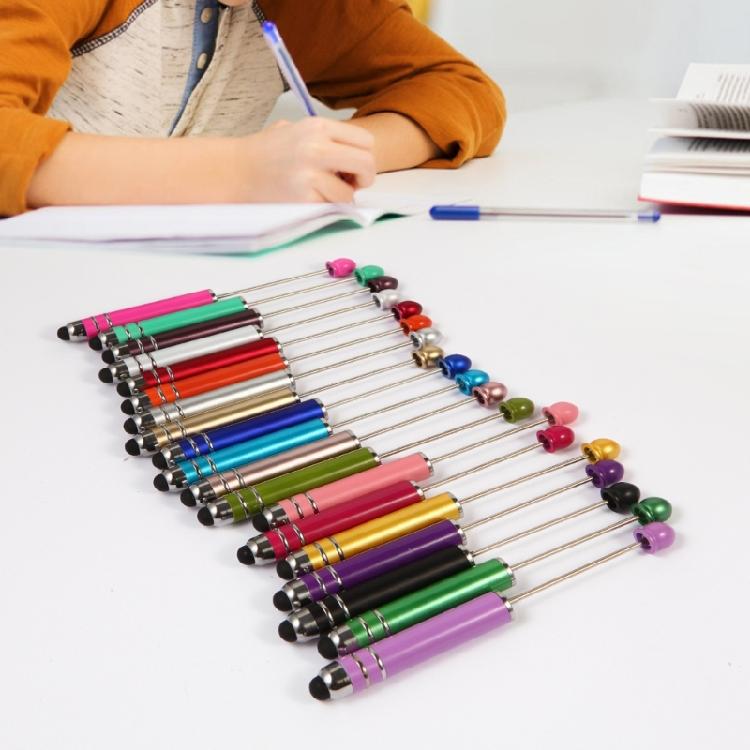 3-in-1 Ballpoint Pen with Stylus Tip DIY Beading Pen Business Signing Pen