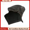 Genuine Leather Car Gear Head Shift Knob Cover for Volkswagen VW Golf 6 Passat Touran Tiguan POLO JETTA 5 AT LHD