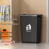 OLPAU Square Lidless Trash Can