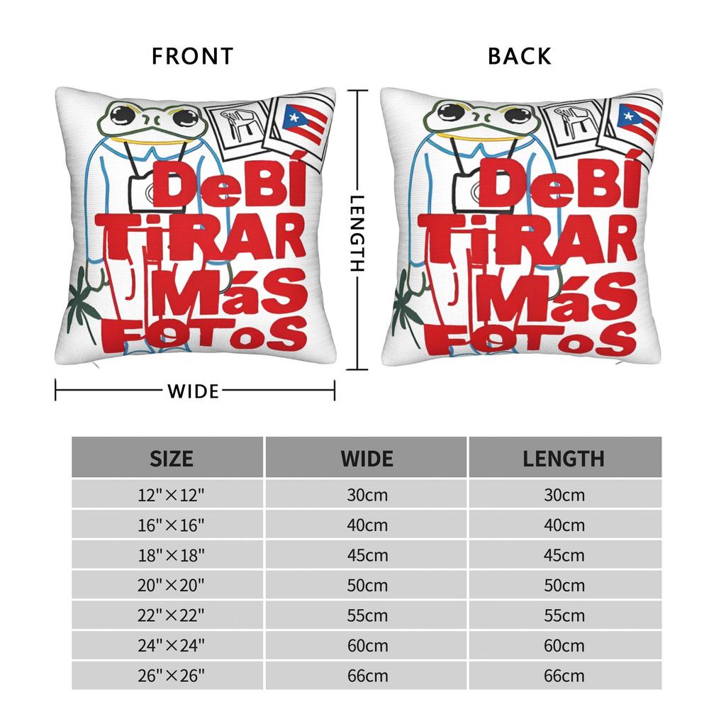 Bad Bunny DTMF Pillowcase Polyester Cushion Cover Decoration Pillow Case Cover Home Drop Shipping 18'