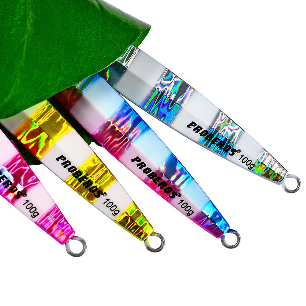 Havsfiske Blyfisk Falskt bete Järnplatta Lockbete Långt kast Nedsänkt falskt bete