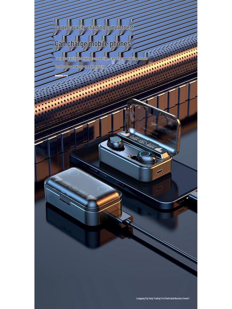 2025 Wireless Bluetooth Earphones 5.5: Heavy Bass Binaural Sports Compatible with Apple, Xiaomi, OPPO, Android