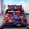 Roblox Cartoon Duvet Cover Bedding Set Soft Comfortable Comforter Cover For Children Bedroom Decor Twin Single Size