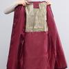 Elegant Middle Age Woman Winter Parkas Long Coat Hooded Overcoat Casual Thick Warm Lady Jackets