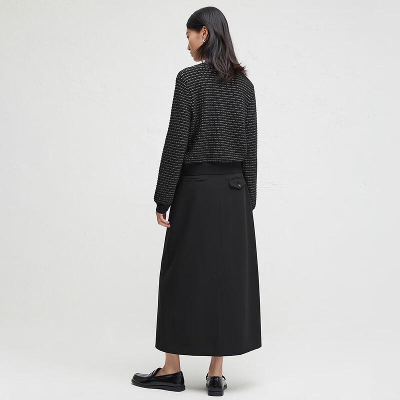 Bo Long-Sleeve Zipper Knit Cardigan