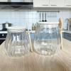 Glass Jar with Lid and Spoon 1 Piece Airtight Storage for Coffee Sugar Tea Kitchen Countertop Pantry Organizer