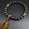 Myorenka Prayer 22 Simple Made of Ironwood with Prayer Bead Suitable for Buddhist Memorial and All Stylish Gift Brown Men's Beads, Ebony, 13mm, Beads,