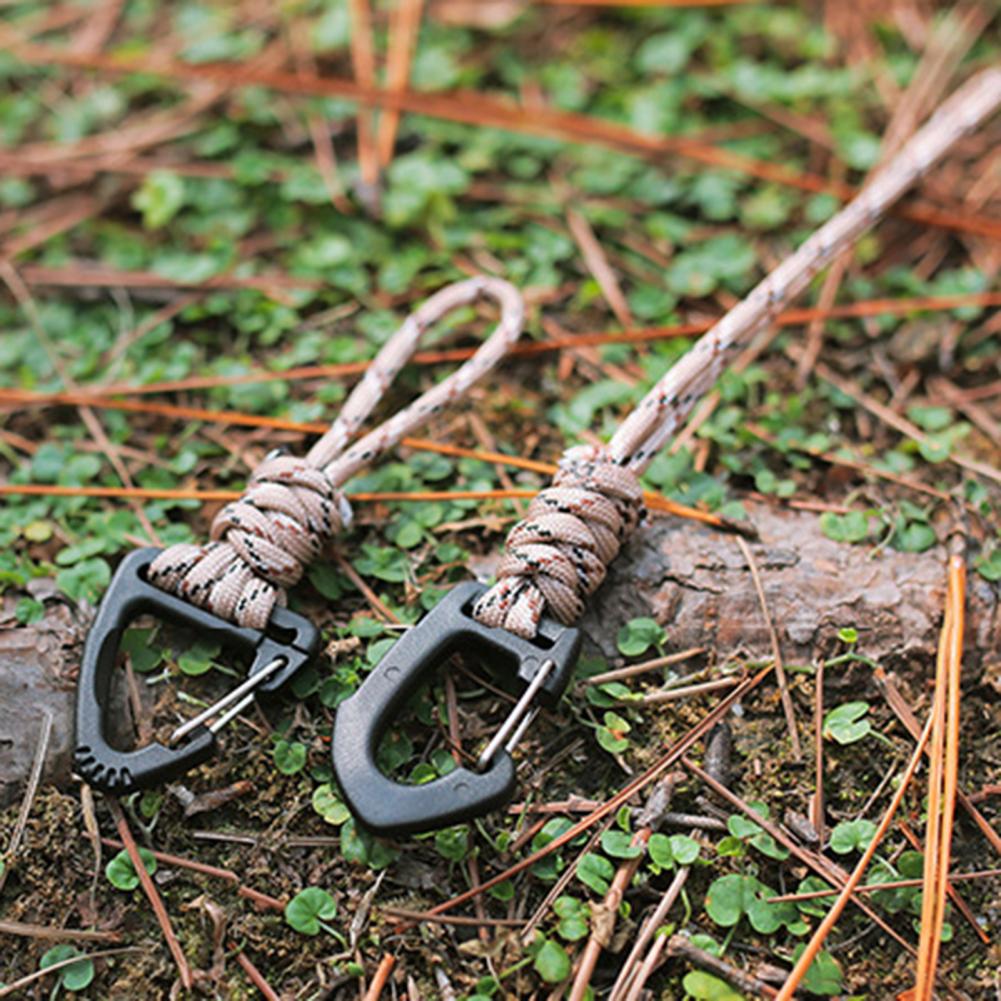 Key Lanyard Strong Load Bearing Anti-break Fall-Resistant Anti-lost Tear-resistant 7-Core Parachute Cord Key Rope Outdoor Suppli