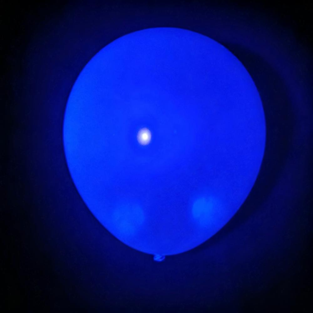 100Pcs Decorative Fluorescent Balloons 10/12in UV Balloons Luminous Balloons Graduations