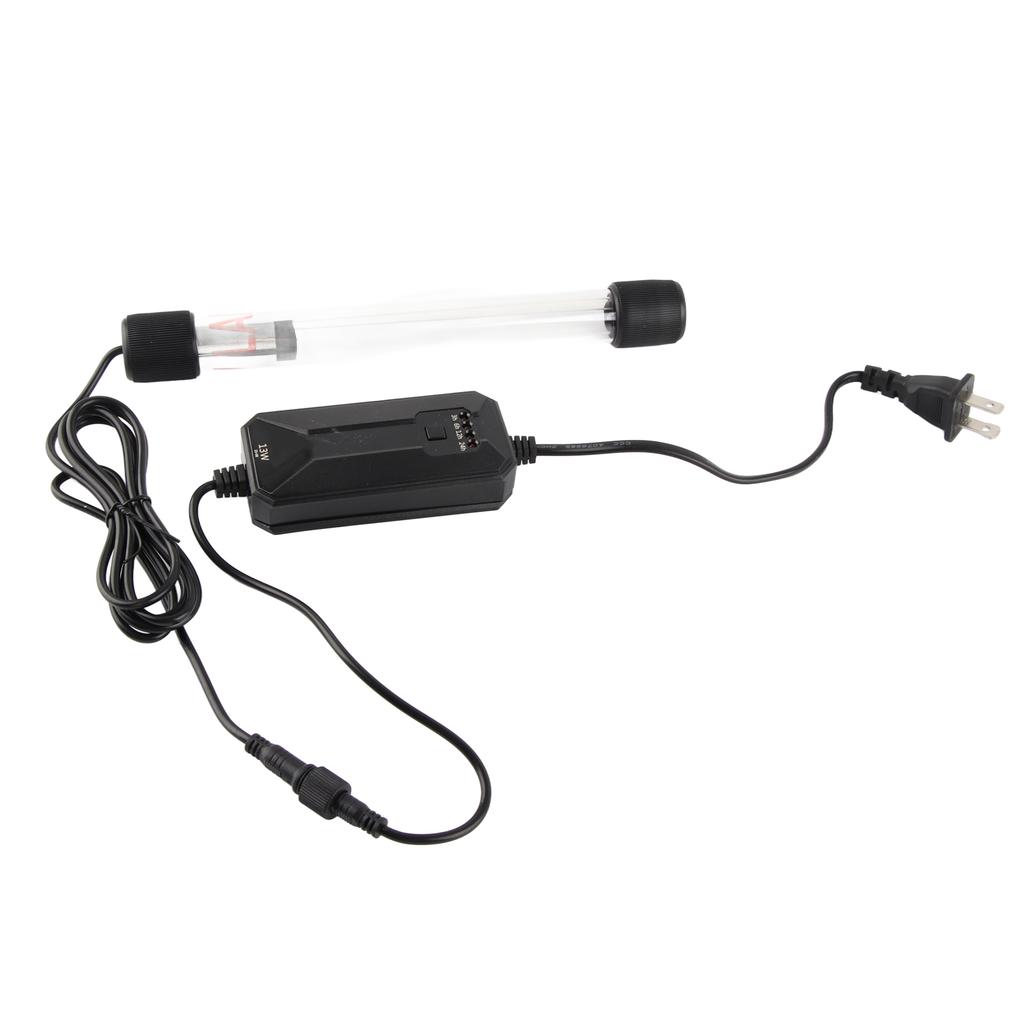Fish Tank UV Timer Germicidal Lamp Aquarium Algae Lamp Amphibious LightUS 110V 13W
